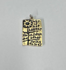 Vintage War Is Not Healthy For Children Other Living Things Peace Pendant Hippie