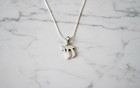 Sterling Silver 925 Chai Necklace Jewish Hebrew Judaica Gift New 16 