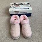 Bobs Skechers Keepsakes Ice Angel Pink Memory Foam Slippers Women   s Sz 9 Wide