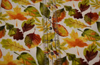 7 Piece Cotton Fabric Lot Fall Autumn Leaves Focus Coordinates   2 7 Yards