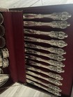 Vintage Baroque By Godinger Silver Plated 77 Piece Flatware Set Service For 12