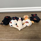 Vintage 1986 Tonka Pound Puppies Newborns Plush Lot Of 5