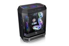 Thermaltake Mid Tower Atx Pc Case Tempered Glass Usb 3 0 Black Ca-1z1