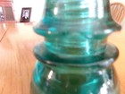 Vintage Hemingray  42 Green Glass Insulator
