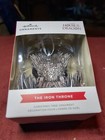Hallmark House Of The Dragon Iron Throne Christmas Ornament New In Box