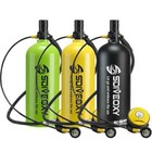 Scuba Diving Kit Full Face Snorkel Mask 4l Air Oxygen Tank 3000psi Scuba Diving