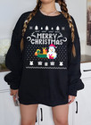 Ugly Christmas Hoodie Crewneck Unisex Christmaspullover Sweatshirt For Men Women