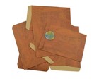 100 Qty A6 Brown Kraft Paper Invitation Envelopes  Vintage Fire-paint Envelop   