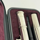 Yamaha Yfl-221 Student Flute Nickel Silver Plated Used W  Hard Case   Bag  b0200