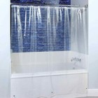 8 Guage Clear Shower Curtain Liner 72 By 72inches Heavy Duty For Bathroom Shower