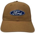 Ford Men s Officially Licensed Embroidered Logo Snapback Hat Cap In Caramel