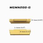 20 Pcs Carbide Inserts Mgmn200-g For Mgehr mgivr Grooving Cut-off Tool Holder