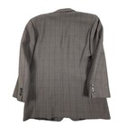 Giorgio Armani Le Collezioni Men Blazer Sport Coat Plaid Two Button Gray 40r