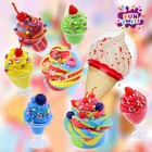 Slime Kit For Girls Ages 8-12 Mini Fluffy Butter Slime Making Kit Ice Cream S   