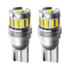 20x Super White T10 168 W5w 2825 Led License Plate Interior Light Bulb 6500k 12v