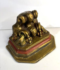 Vtg Decorative Architectural Gilt Carved Wood   Plaster Corbel Wall Shelf Spain