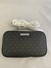 Michael Michael Kors East West Signature Jet Set Item Large Black silver Coated 