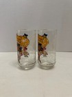 Vintage 1977 Mcdonalds Mayor Mccheese Action Series 16 Ounce Glass Set Of 2
