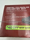 Dtv Pal Receiver  Digital-to-analog Tv Converter Box Brand New In Box W  Remote