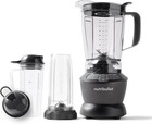 1200w Full-size Blender Combo Dark Gray Multipurpose Mixer For Smoothies Shakes