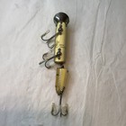Vintage Original Heddon Wood Jointed Vamp Fishing Lure Painted Scales