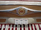 Vintage Crown Accordion Made In Italy Red white W  Case