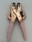We R Memory Keepers Crop-a-dile Eyelet Setter Hole Punch Pink Handle  Used Open