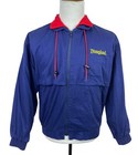 Vintage 80s Disneyland Blue Jacket With Red Collar   Yellow Embroidery Size M