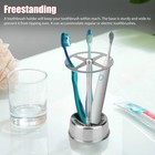 Stainless Steel Toothbrush Holder Toothpaste Stand Rack Organizer Household Xx