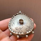 Wearable Rare Ancient Viking Bronze Warrior Engraved Amulet Pendant