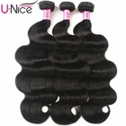 Brazilian Body Wave Virgin Human Hair Weaves 1 Bundle 100g Unice Hair Extensions