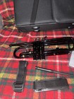 Black Trumpet Brass Standard Bb Wind Instruments With Case No Mouthpiece  123 