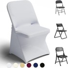 White Spandex Chair Covers 100 Pcs For Wedding Party