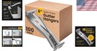 Durable 6  Quick-mount Gutter Hangers - Non-slip Brackets For Seamless Install