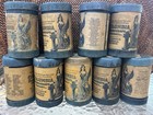 Original Columbia Black Wax Cylinder Boxes - Set Of 9