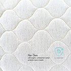 Organic  Waterproof Natural Quilted Fitted Portable mini Crib Pad Cover