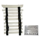 Wooden Karate Belt Display Rack Taekwondo Belt Organizer Hanging Storage Wall