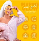 24k Gold Jelly Mask Peel Off Facial Mask Kit W  Applicator Bowl   Brush   Gift