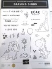 Stampin  Up Darling Dinos Photopolymer Set W dies