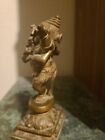 9  Adorably Dancing Ganesha Brass Sculpture   Handmade   Made In India