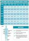 Zifumei 3mm Shorty Wetsuit For Women - Neoprene Dive Skin Front Zip Size Small