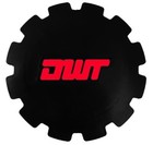 Douglas Dwt 10  Inch Beadlock Front Rear Wheel Mud Plug Cover Cap Set Black Red