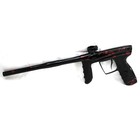 Used Dlx Paintball Luxe Aire Marker W  Insert Kit Gloss Black W  Blood Splatter