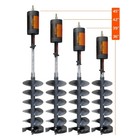 K-drill 8-1 2 Inch Diameter Ice Auger With Built-in Adjustable Extension Shaft