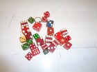 Vintage Casino Dice Bakelite Dice Lot Hilton Las Vegas    