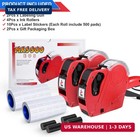 Price Gun  2 Pack Pricing Gun - 8 Digits Price Tag Gun With 5000 Labels   4 Ink