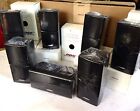 7 Mint Bose Double Cube Doubleshot Speakers 1 Center Channel   6 Surround Black