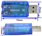 External 5 1 Usb Stereo Sound Card Usb 2 0 To 3d Audio Sound Card Adapter Vir   