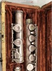 Vintage Silver Plated C Flute Student Model With Hard Case