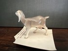Retired Hagen Renaker Miniature Nubian Gray Mama Goat On Card